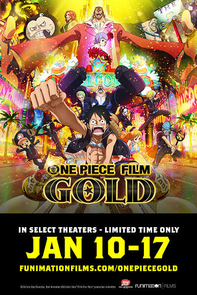ONE PIECE FILM GOLD シール ONE PIECE Film Gold Poster B2 20.28x28.66in Japan Limited