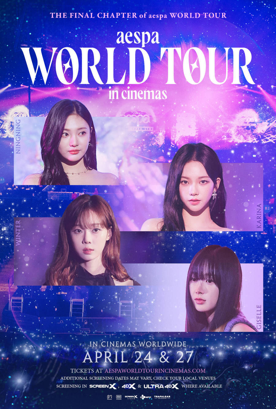 【初回版｜BRD】aespa : WORLD TOUR in cinemas aespa: WORLD TOUR in cinemas (2024) Showtimes | Fandango