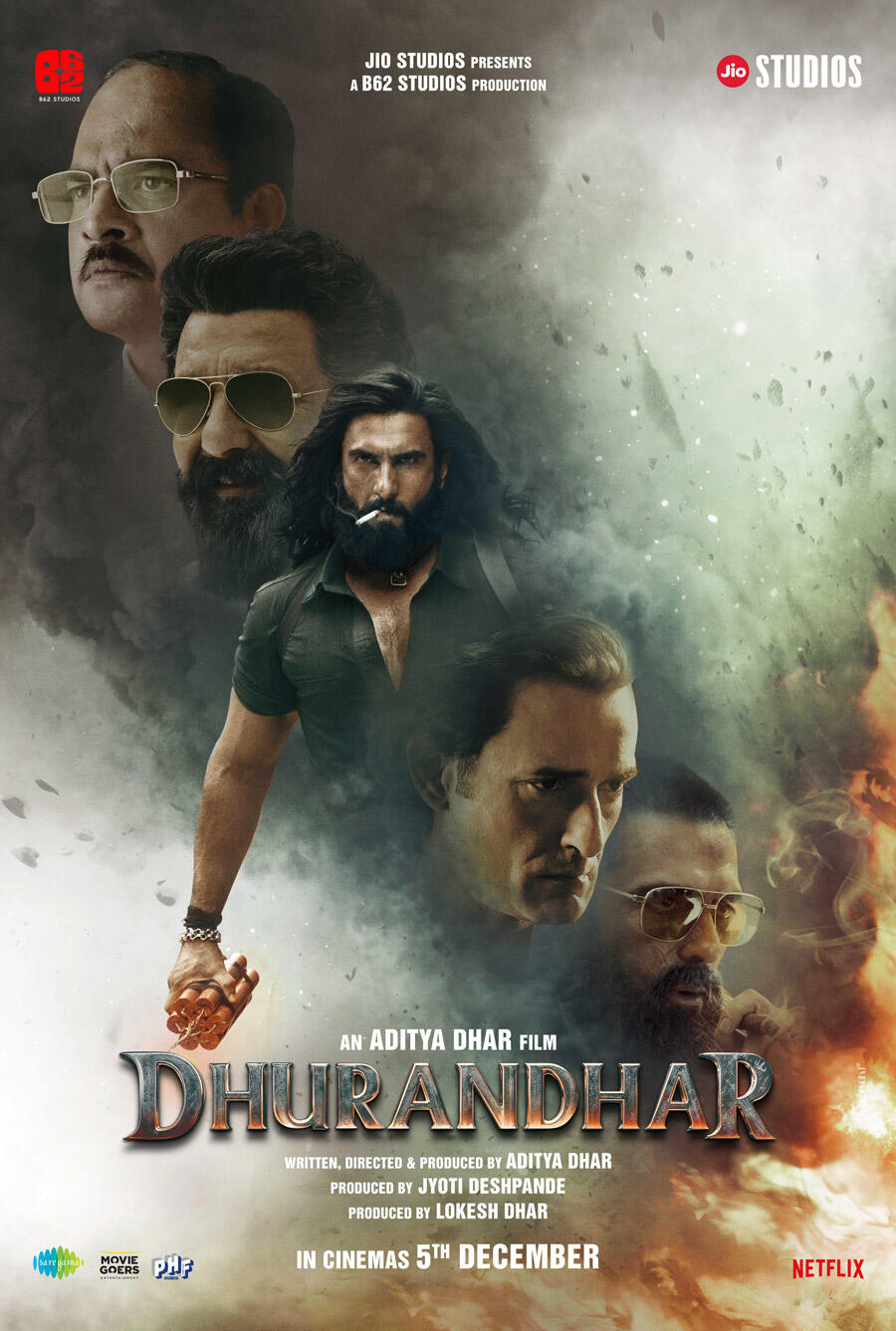 Dhurandhar (2025) Tickets \u0026 Showtimes | Fandango, image size:900x1337