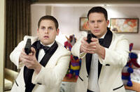 Jonah Hill and Channing Tatum Get "Fingered" on the '21 Jump Street' Set--Say Wha?