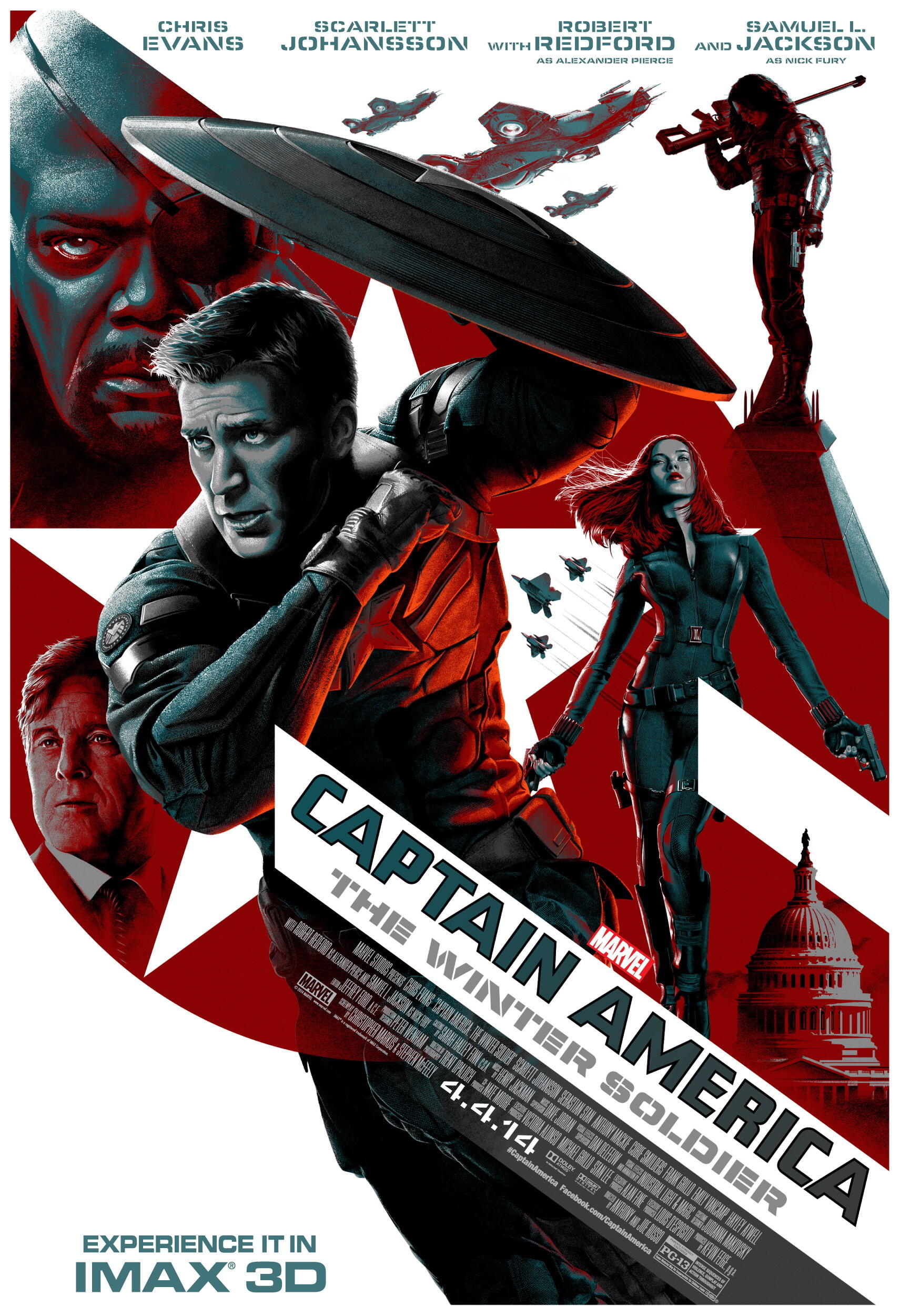 News Bites: Cool 'Captain America' IMAX Poster; 'Lego Movie' Directors May Tackle 'Ghostbusters 3,' and More