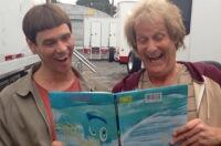 We Know Those Dudes! Jim Carrey and Jeff Daniels Tweet 'Dumb and Dumber To' Set Pics