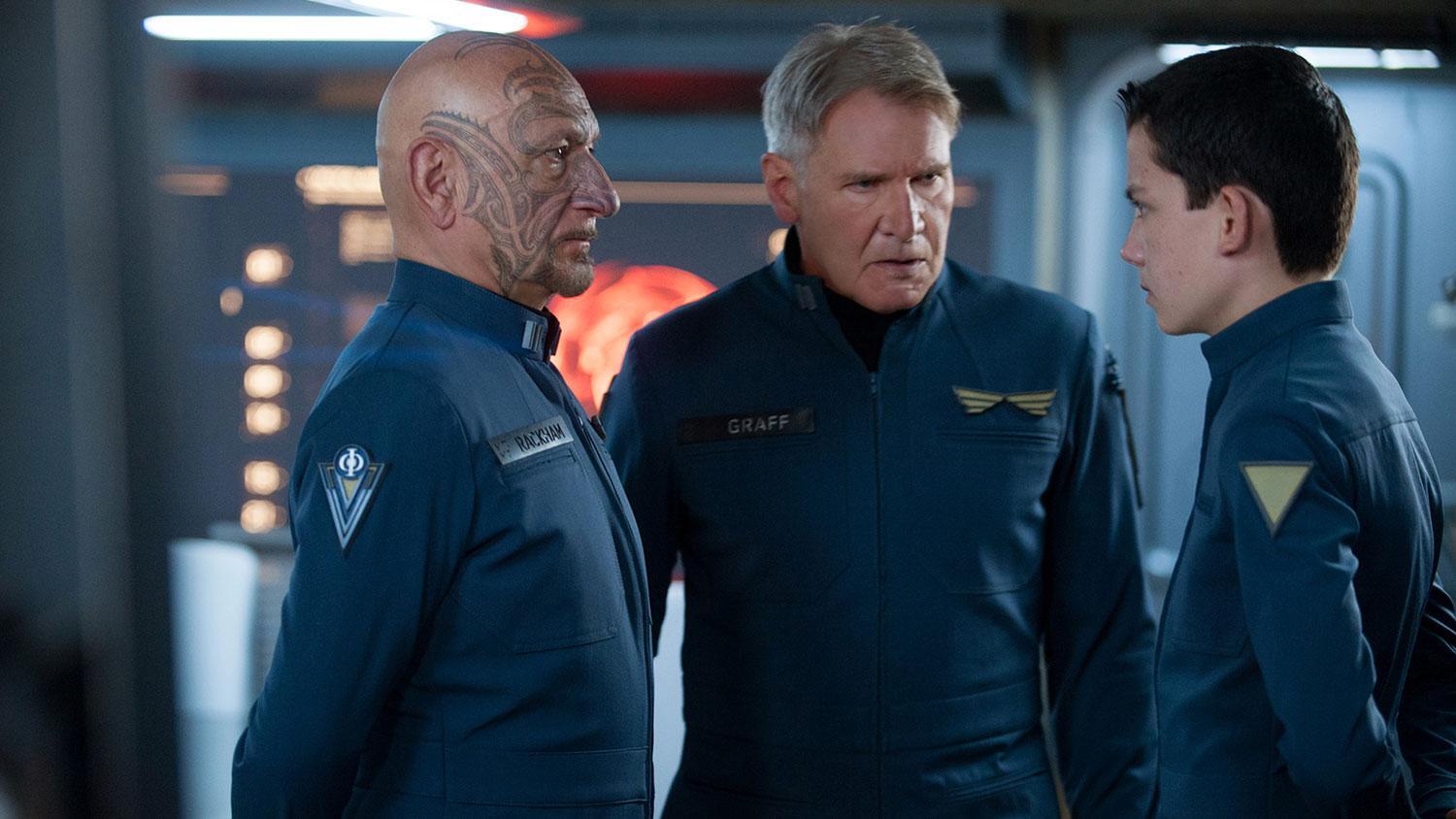 Exclusive Clip: Harrison Ford's Influence on the Kids in 'Ender's Game'