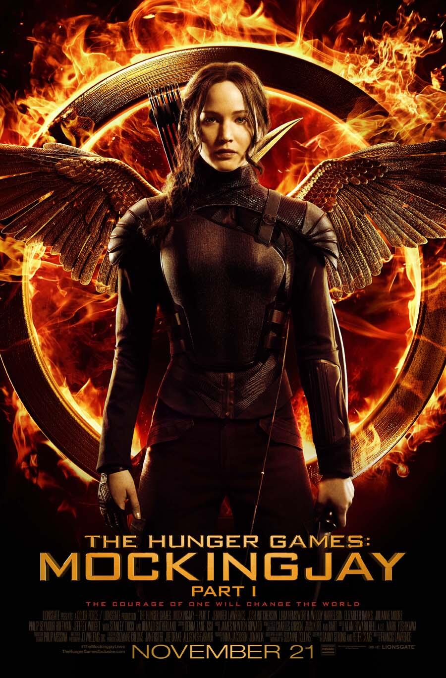Jennifer Lawrence Is on Fire in Newest 'Mockingjay' Poster