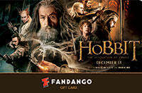 Enter for a Chance to Win a $75 Limited Edition Fandango 'Hobbit' Gift Card
