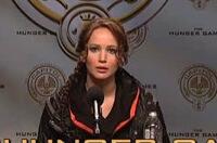 Jennifer Lawrence Spoofs 'The Hunger Games,' 'The Hobbit' on 'Saturday Night Live'