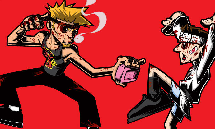Exclusive: Fight Club vs. Karate Kid Mash-up Art