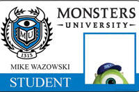 New 'Monsters University' Character Posters and Student ID Cards