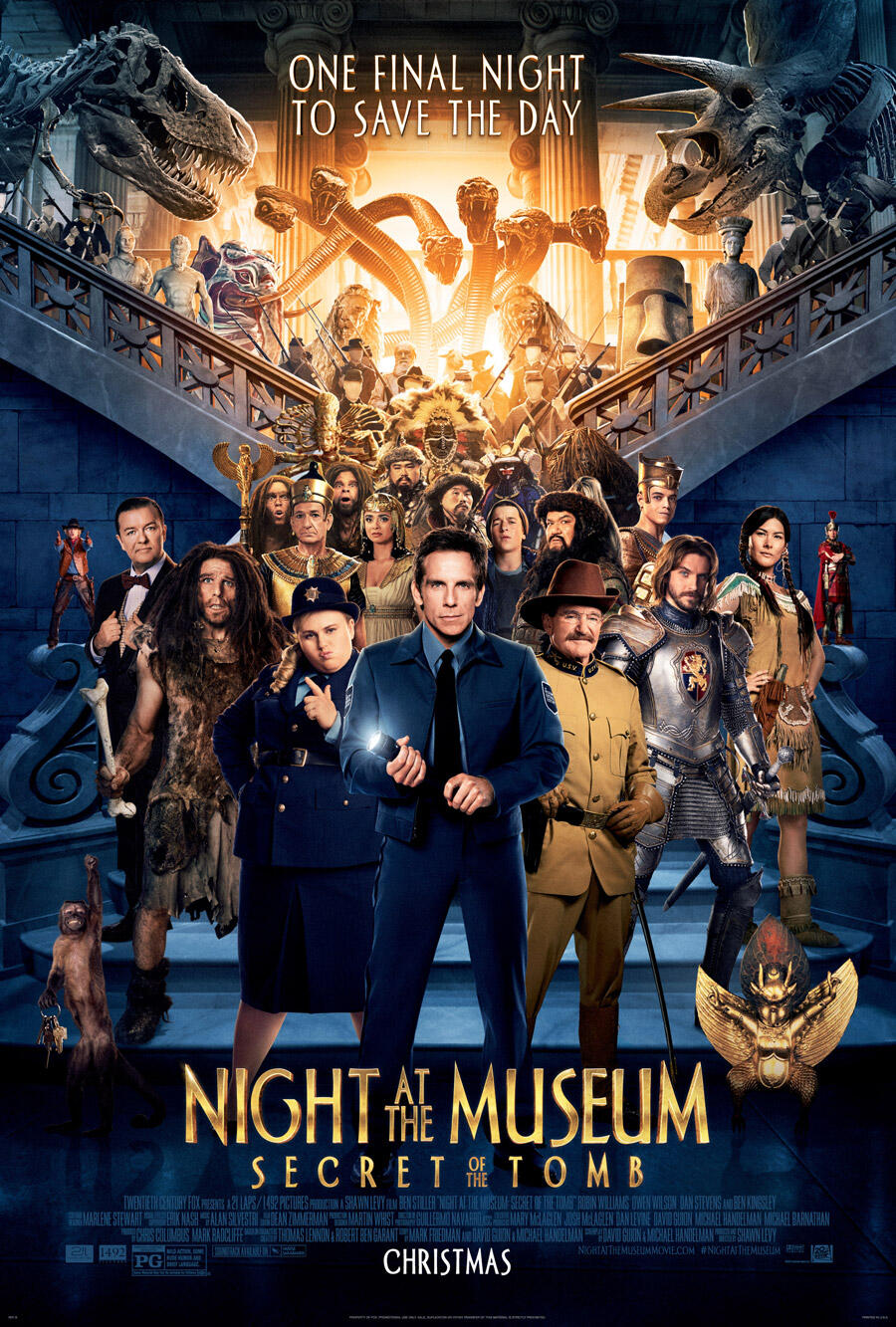 Exclusive: 'Night at the Museum: Secret of the Tomb’ Poster Premiere
