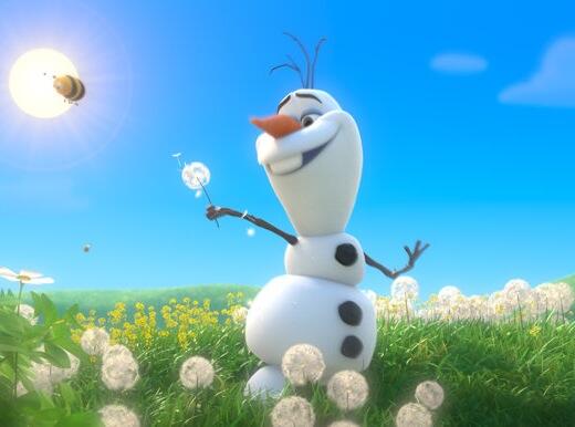 'Frozen' Superstar Olaf Dreams of... Summer?