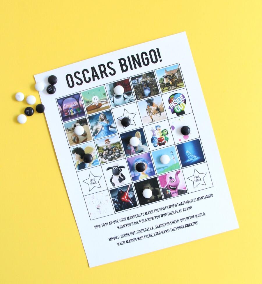 This Oscar Bingo Game Is Sure to Be a Winner with Kids