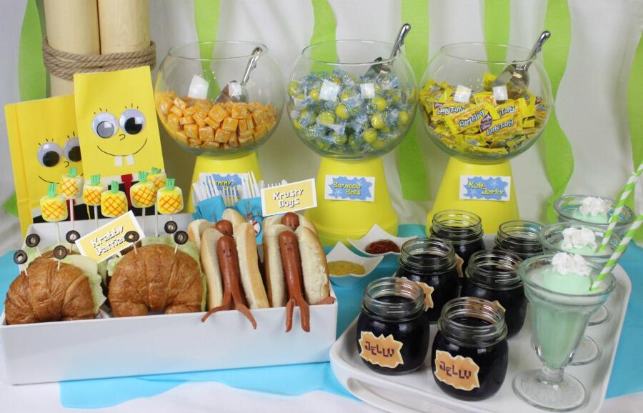 Spongebob Party  Spongebob birthday party decorations, Spongebob party, Spongebob  birthday party food