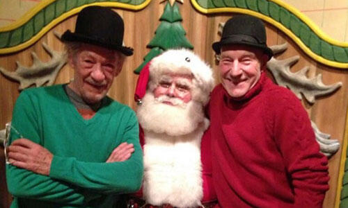Snapshot: Patrick Stewart, Ian McKellen Win Christmas