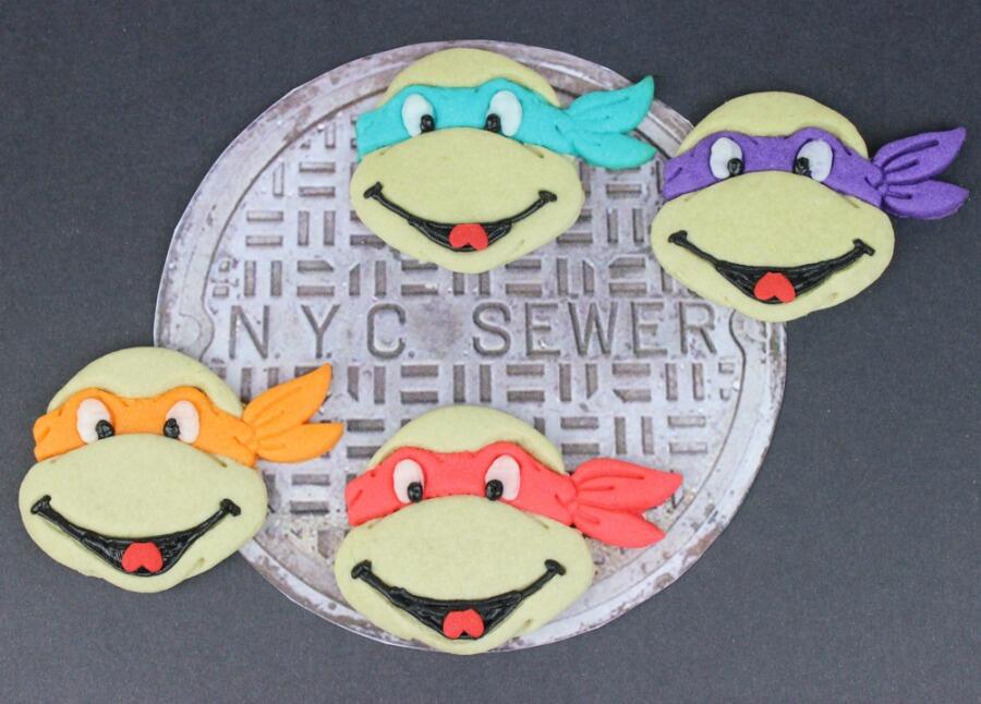 Celebrate Heroes in a Half Shell with Tasty Turtle Cookies