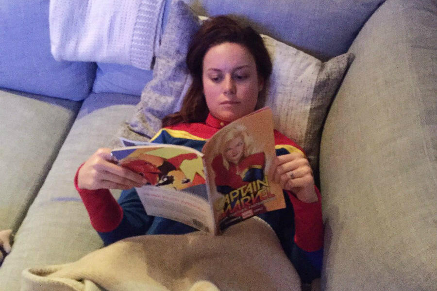 News Briefs: See Brie Larson Research 'Captain Marvel'