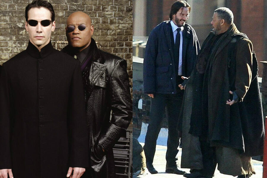 News Briefs: 'Matrix' Stars Keanu Reeves and Laurence Fishburne Reunite