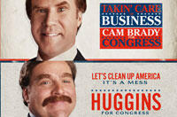 Will Ferrell, Zack Galifianakis Deliver 'Campaign' Messages in Political Spoof Ads