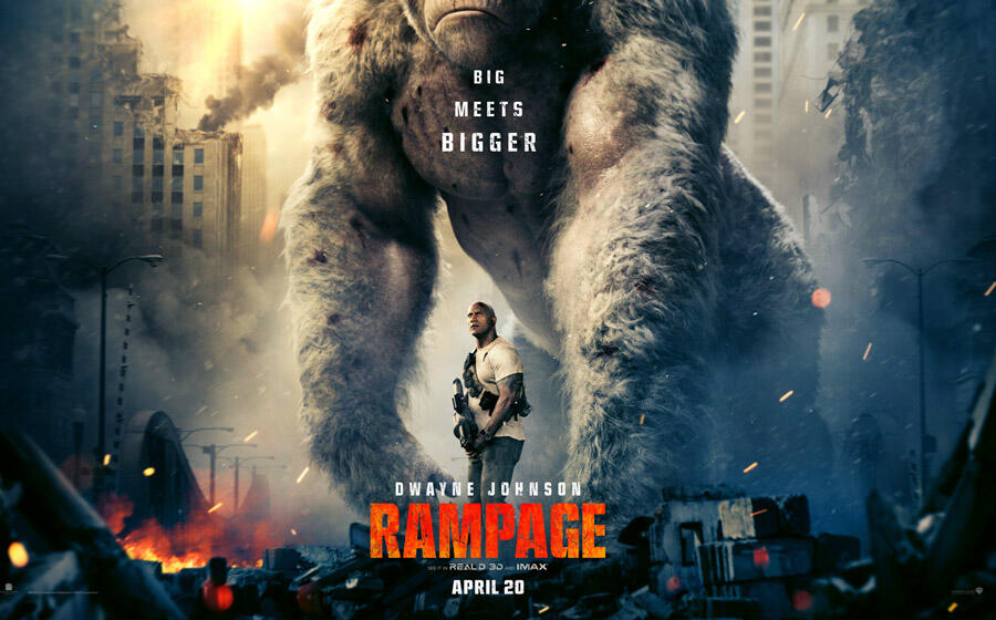Watch Dwayne Johnson vs. Monsters in First 'Rampage' Trailer