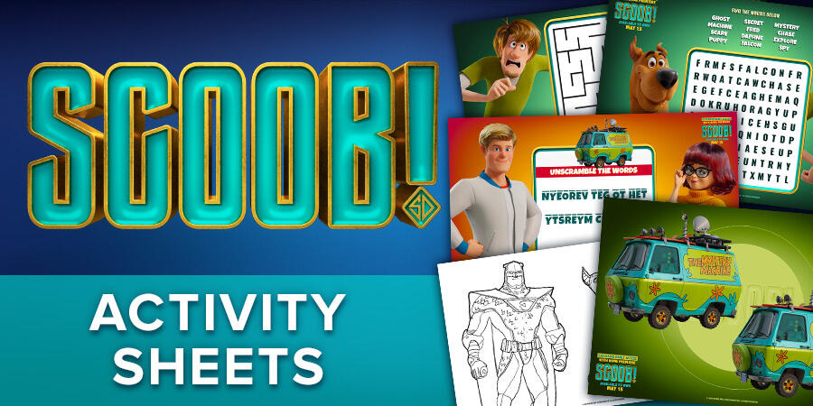 Check Out These 'Scoob!' Activity Sheets