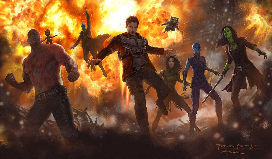 'Guardians of the Galaxy Vol. 2' Concept Art Shows Off New Team, Including Mantis and Baby Groot