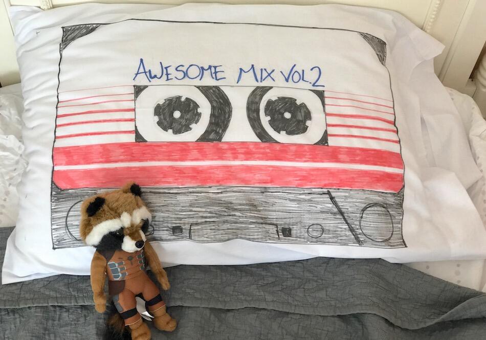 So Awesome: Make This DIY 'Guardians' Mixtape Pillow