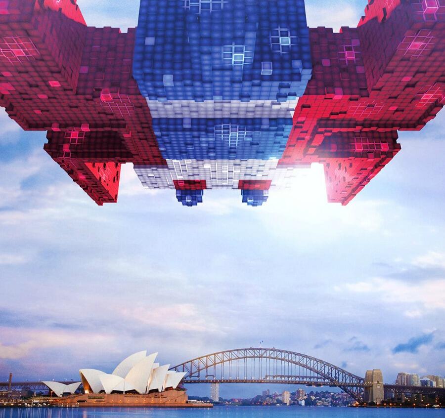'Pixels' Posters Show What Happens When Old-School Arcade Games Invade Earth