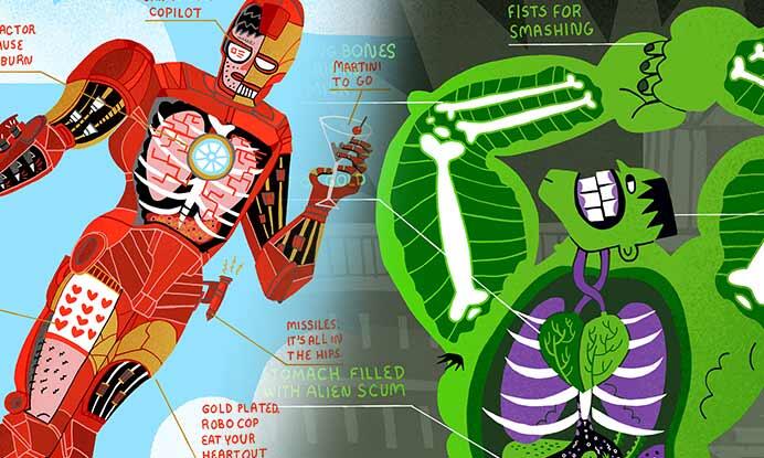 EXCLUSIVE ARTWORK: Anatomy of the Avengers