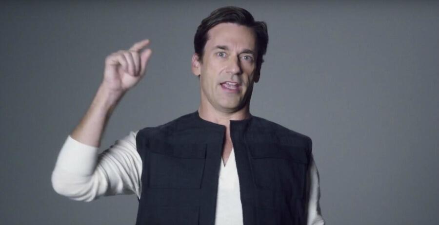 Watch Emma Stone and Jon Hamm Audition for 'Star Wars: The Force Awakens'