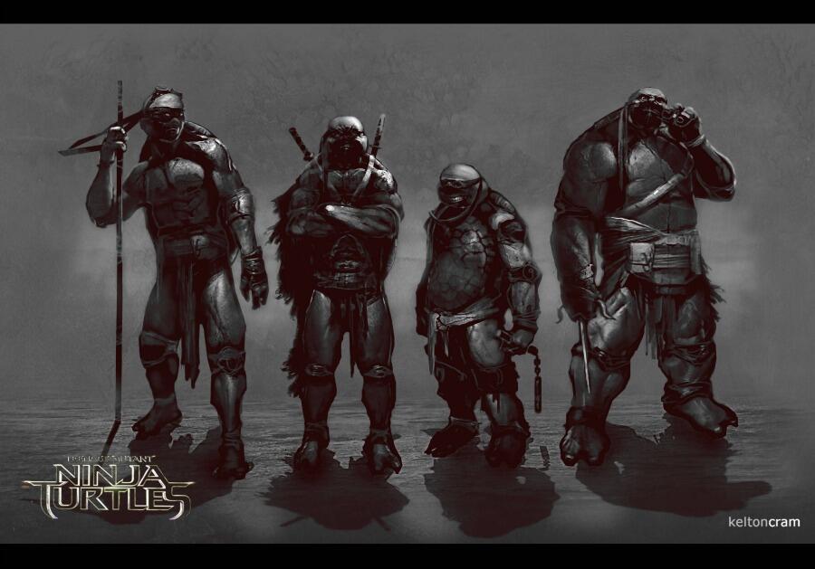 See What Shredder and the Ninja Turtles Almost Looked Like in the New Movie