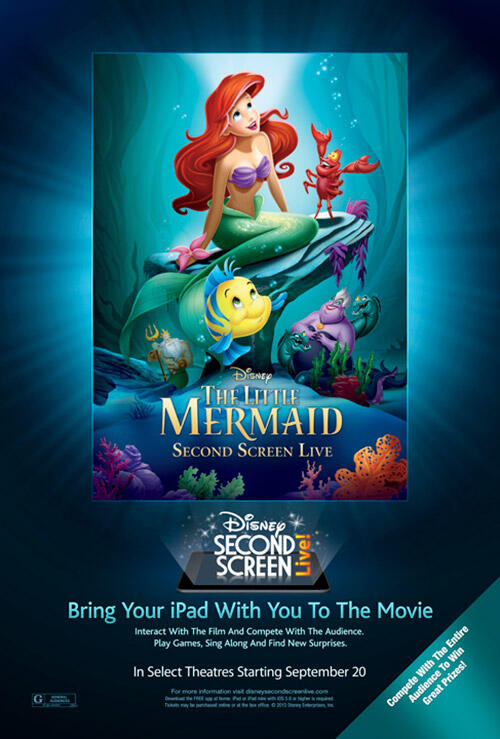 The Little Mermaid Second Screen Live! Movie Photos and Stills Fandango