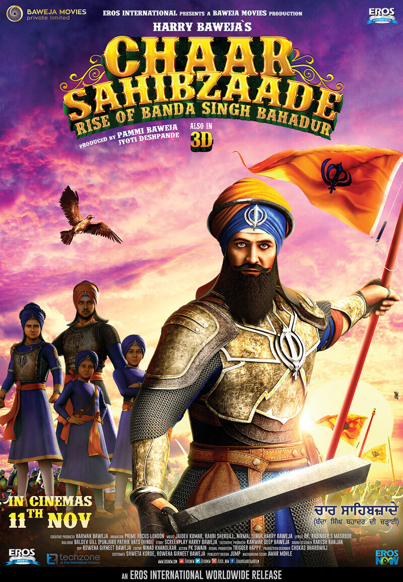 Chaar Sahibzaade: Rise Of Banda Singh Bahadur Showtimes | Fandango