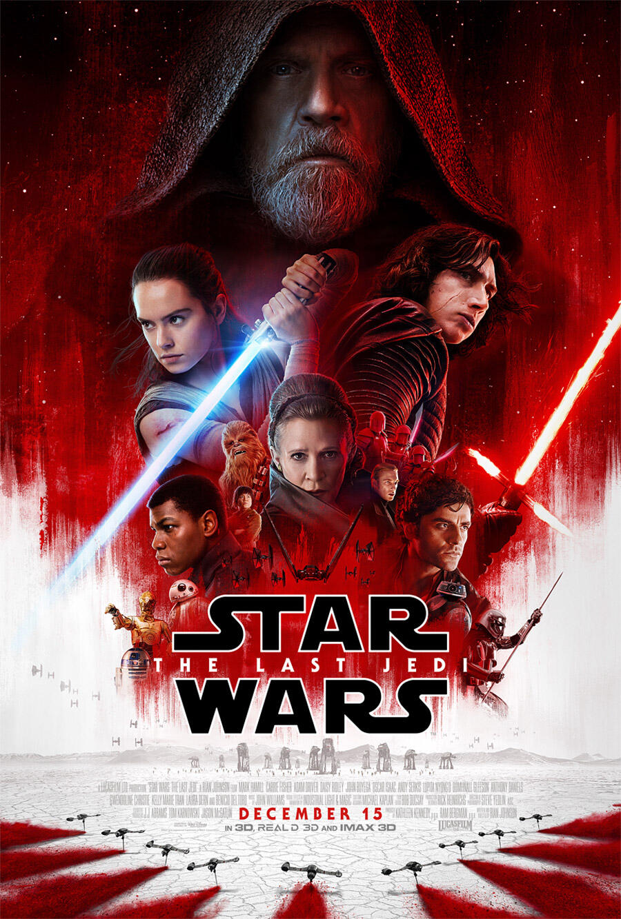 Star Wars The Last Jedi An Imax 3d Experience 2017 Fandango