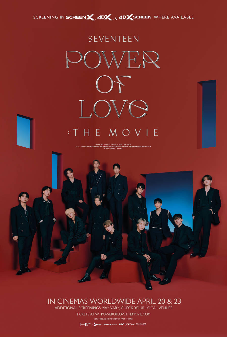 Seventeen Power of Love : The Movie - Tickets & Showtimes Near You |  Fandango