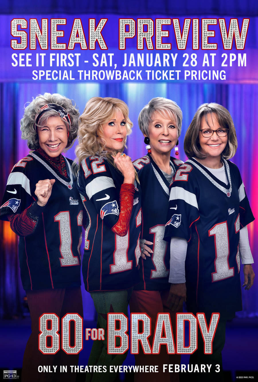 80 for Brady Sneak Preview (2023) Showtimes