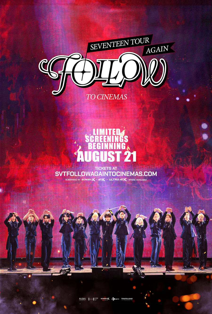 2024-25 秋冬新作  SEVENTEEN TOUR 'FOLLOW' AGAIN TO CINEMAS (2024) Showtimes タレントカード