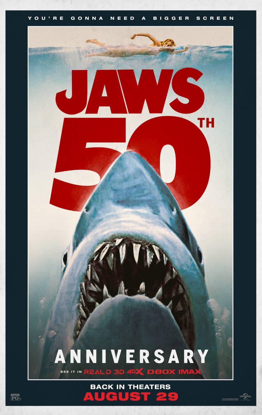 3d movie poster jaws
