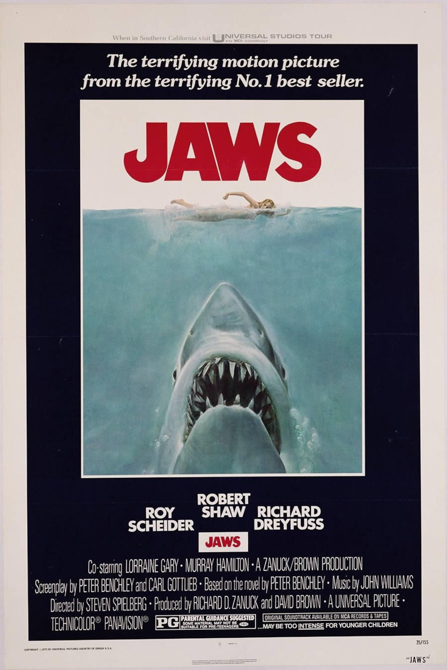 映画館用両面ポスター】ジョーズ / Jaws 50th IMAX ver. 【公式通販】