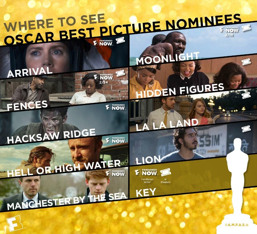 How to Watch Every Best Picture Oscar Nominee Right Now  Fandango