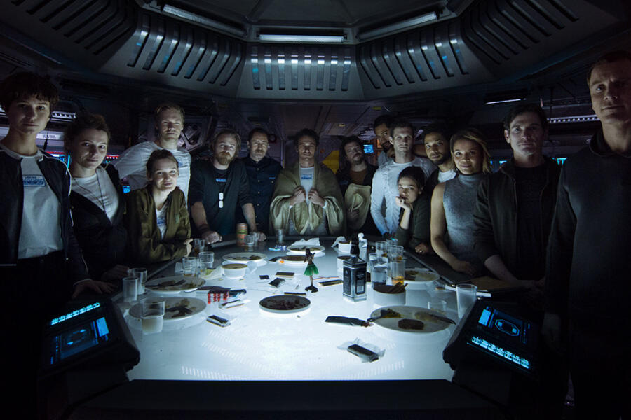 Watch: Ominous 'Alien: Covenant' Prologue Echoes the Original's Iconic Dining Scene
