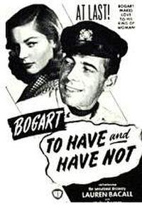 To Have and Have Not / The Big Sleep Movie Poster