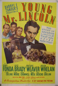 Young Mr. Lincoln / Prisoner of Shark Island Movie Poster
