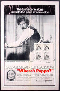 Where's Poppa? / The One and Only Movie Poster
