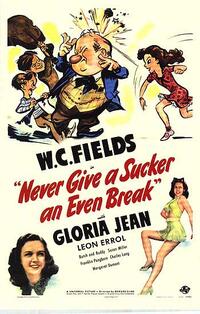 Never Give a Sucker an Even Break / Man on the Flying Trapeze Movie Poster