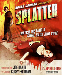 Roger Corman's Splatter & Danny DeVito's Blood Factory Double Feature Movie Poster
