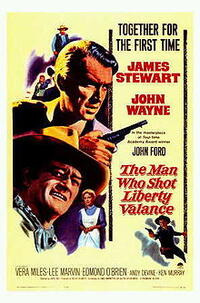 The Man Who Shot Liberty Vallance / Red River Movie Poster