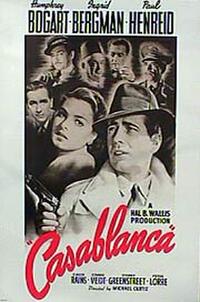 Casablanca Movie Poster