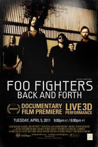 Foo Fighters Back and Forth Movie Poster