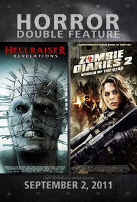 Hellraiser: Revelations / Zombies Diaries 2: World of the Dead Movie Poster