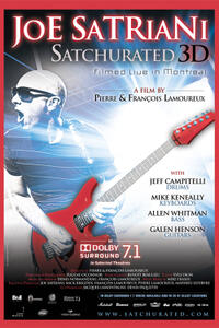 Joe Satriani: Satchurated 3D Movie Poster
