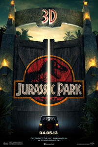 Jurassic Park 3D Movie Poster